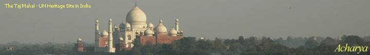 The Taj: A view from the river Yamuna